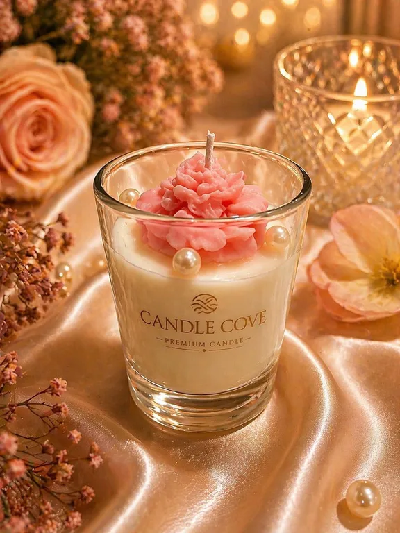 Coffee Lotus Candle