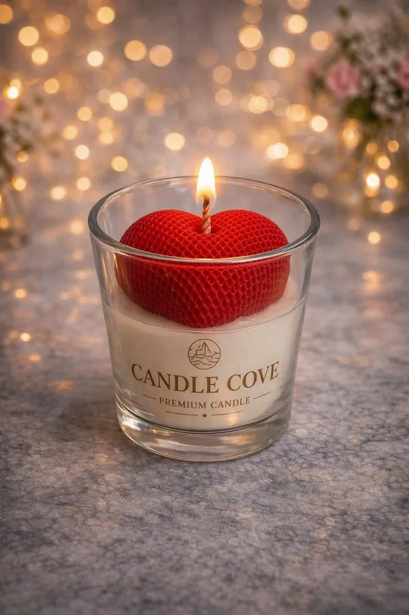 Heart Candle Jar