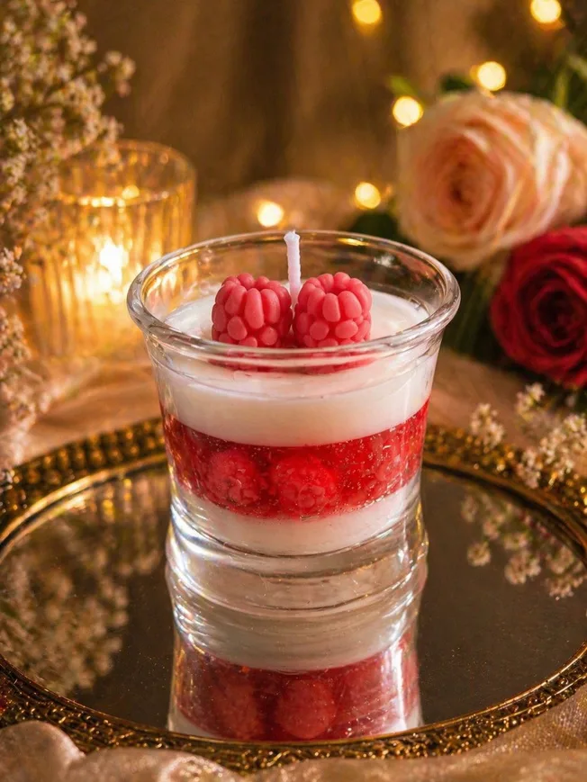 Raspberry Jar Candle