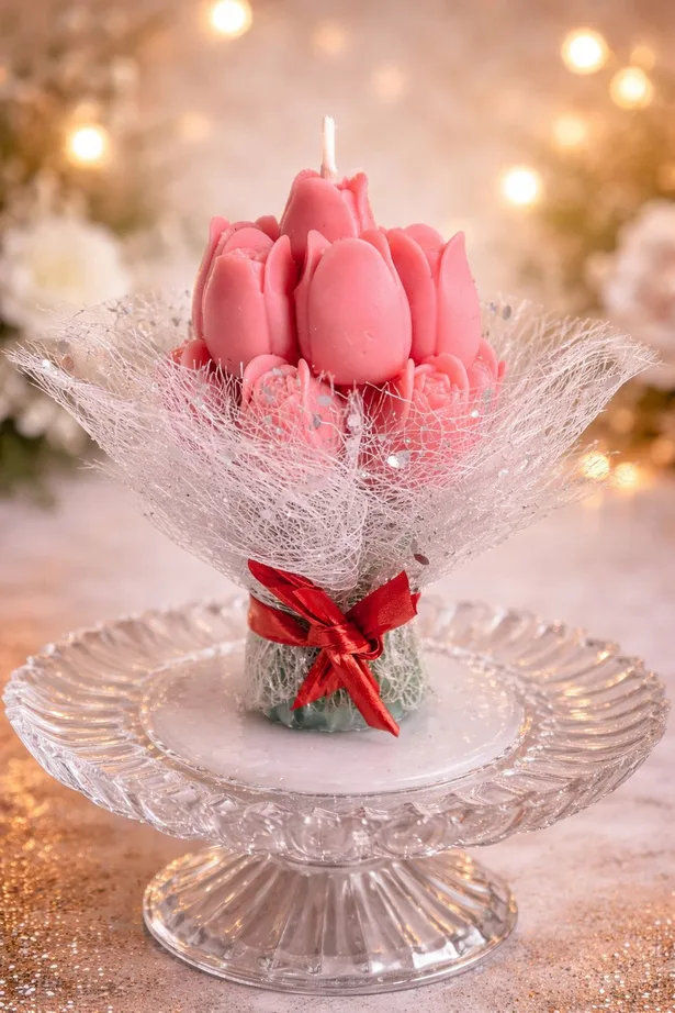 Tulip Flower Candle